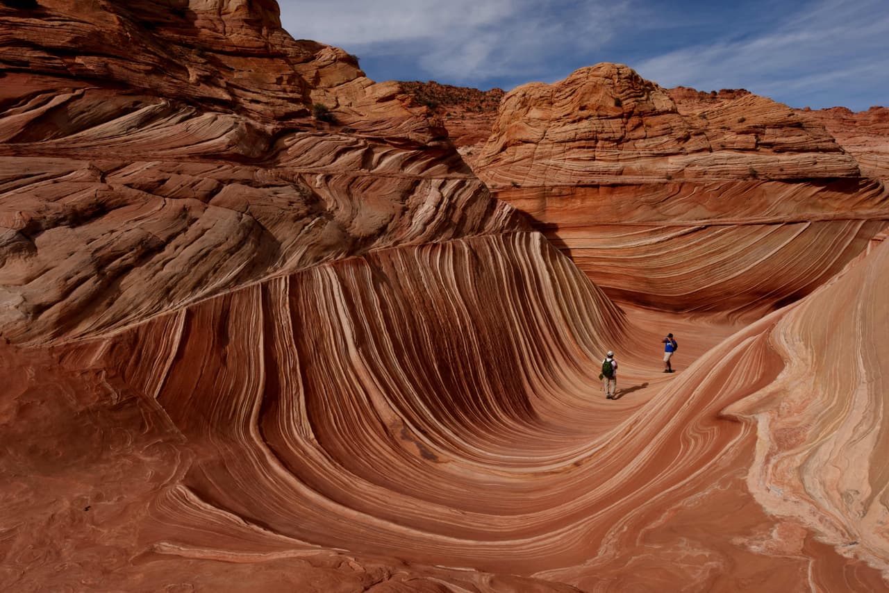 Para obtener más información visita la página del 
<a href="https://www.blm.gov/programs/recreation/permits-and-passes/lotteries-and-permit-systems/arizona/coyote-buttes-north" target="_blank">Bureau of Land Management (BLM)</a>, donde también encontrarás el enlace para el sorteo de permisos.