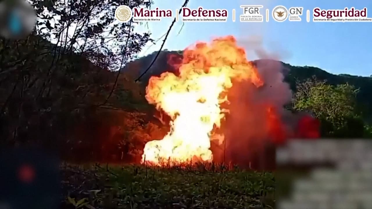 Video: Estalla narcolaboratorio en Culiacán, Sinaloa