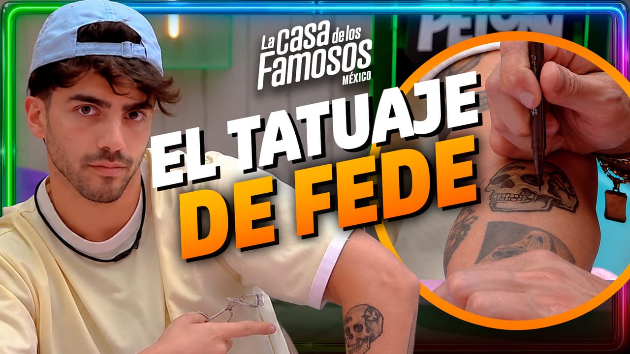Fede Vigevani PRESUME su NUEVO TATUAJE hecho por Moisés