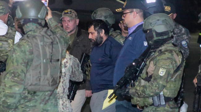 Quién es ‘Fito’, el fugitivo más buscado de Ecuador hallado en un búnker que será extraditado a EEUU