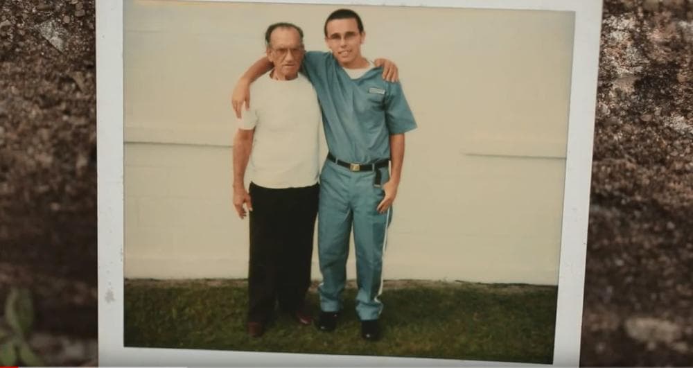 Ángel Sánchez con su padre Enrique Sánchez.