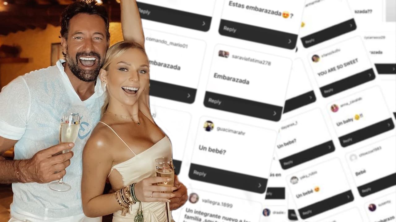 Todos pensaban que era un bebé, pero la felicidad de Gabriel Soto e Irina Baeva no fue por eso