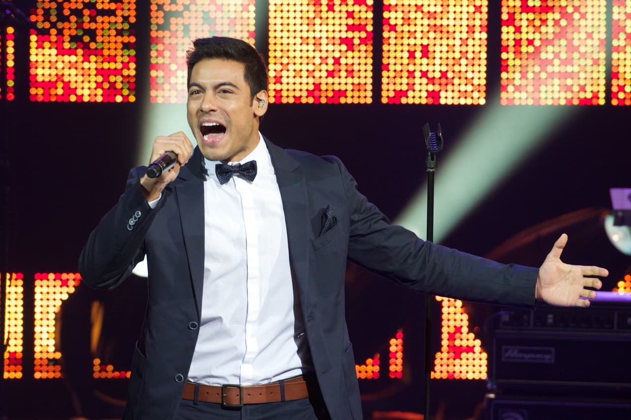 Rivera, exintegrante de La Academia, ofreció un concierto en el Hospital Juárez de México, para celebrar el Día del Niño.