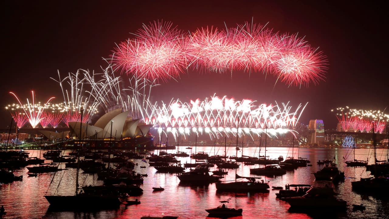 En video: en Australia y Nueva Zelanda ya es 2017