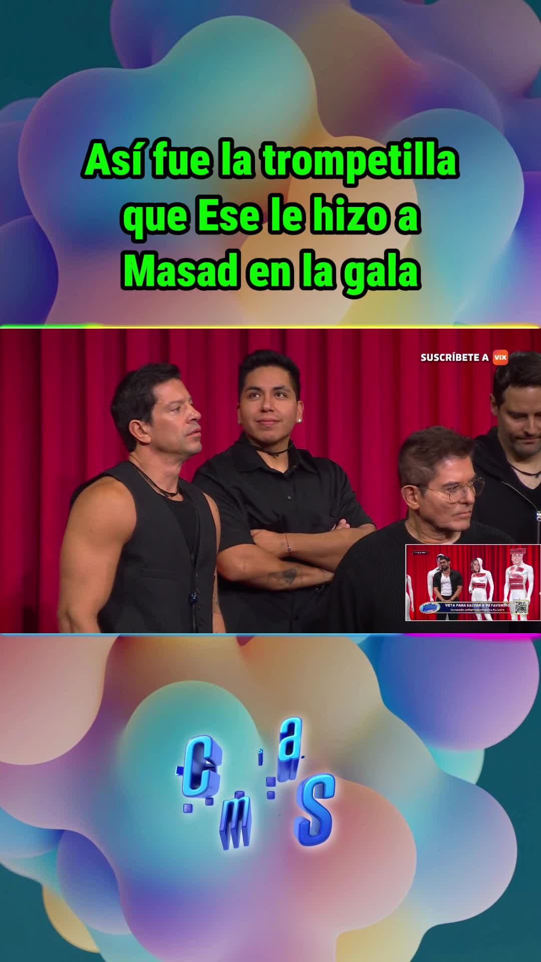 Así fue la trompetilla que Ese le hizo a Masad en la gala