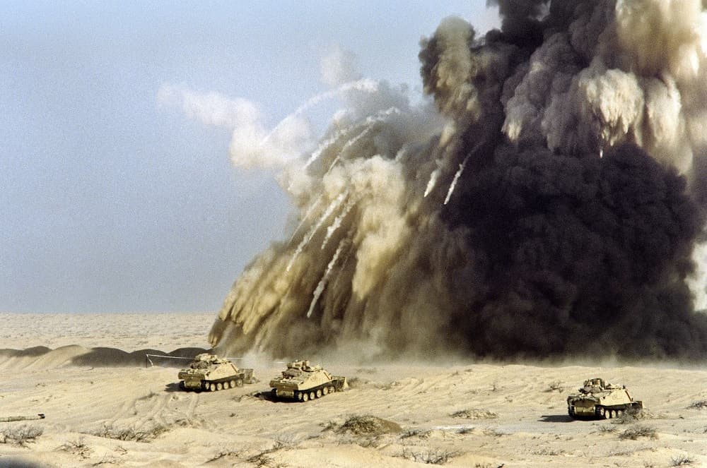 En segundo lugar, con el mismo porcentaje que la matanza de Orlando (10%) aparece la Guerra del Golfo, también conocida como "Operación Tormenta del Desierto", entre 1990 y 1991.