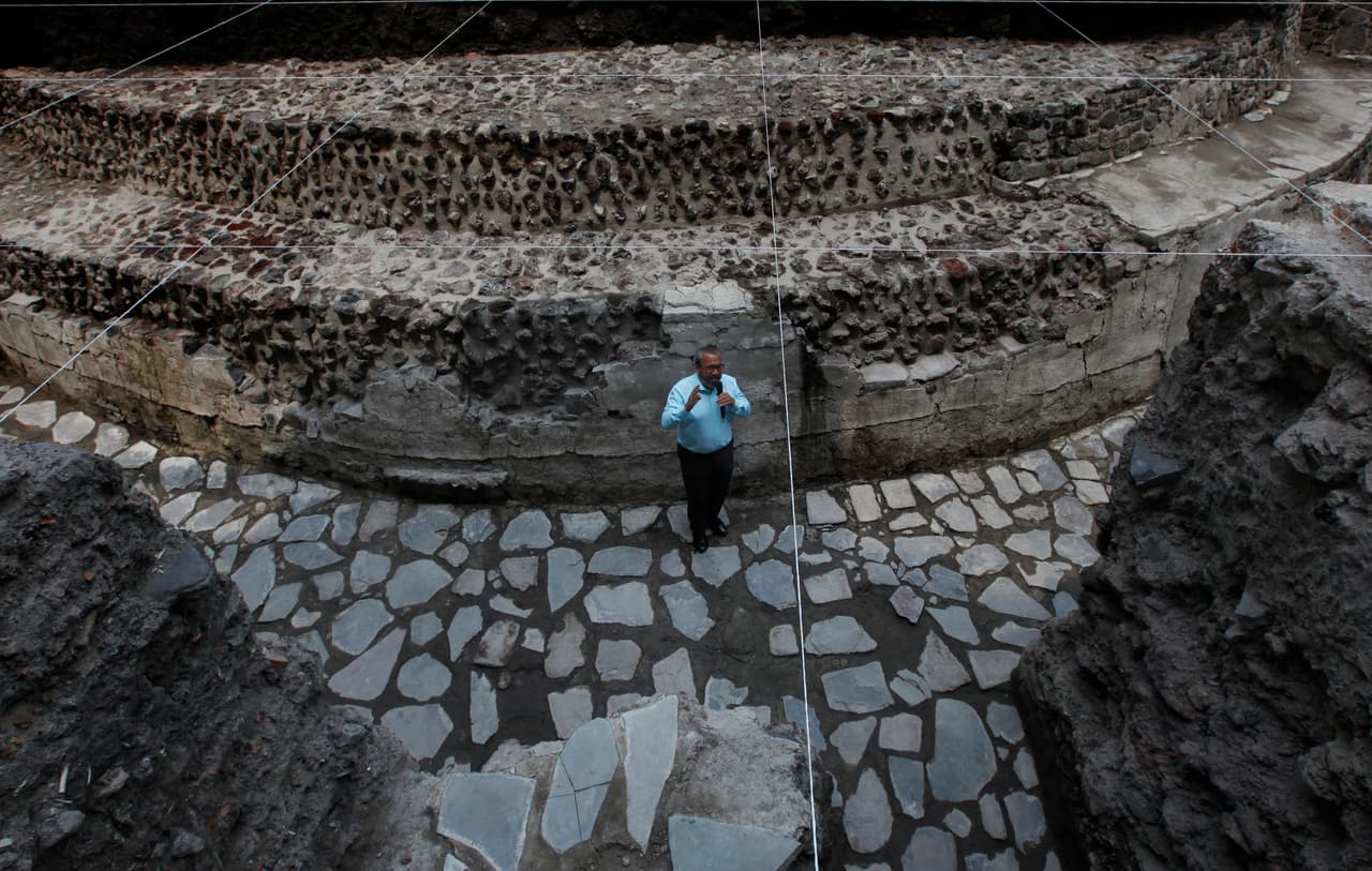 El antropólogo Raúl Barrera explicó que estos edificios no fueron construidos al azar, sino que tienen relación con otros de “la gran Tenochtitlán”.