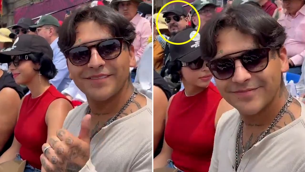 Nodal y Ángela Aguilar son sorprendidos en pleno desfile: así reacciona él mientras ella calla