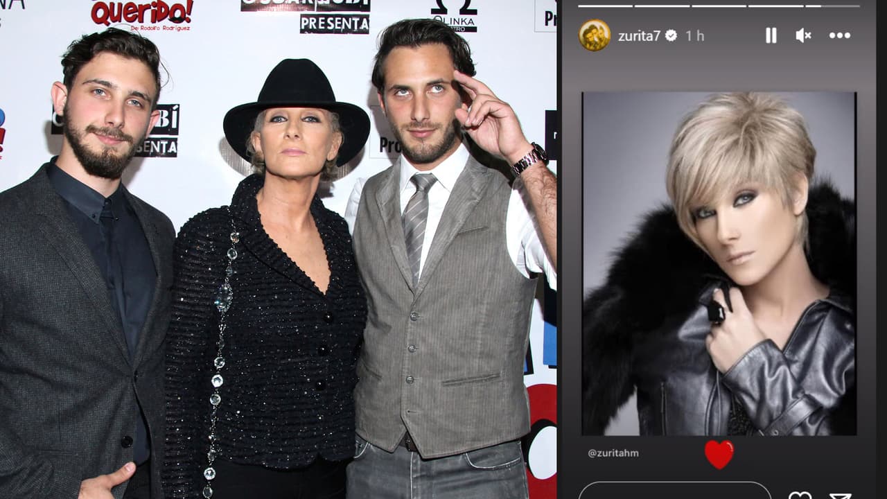 Emiliano Zurita, uno de los dos hijos de Christian Bach y Humberto Zurita, recordó a su fallecida madre con una foto y un corazón.