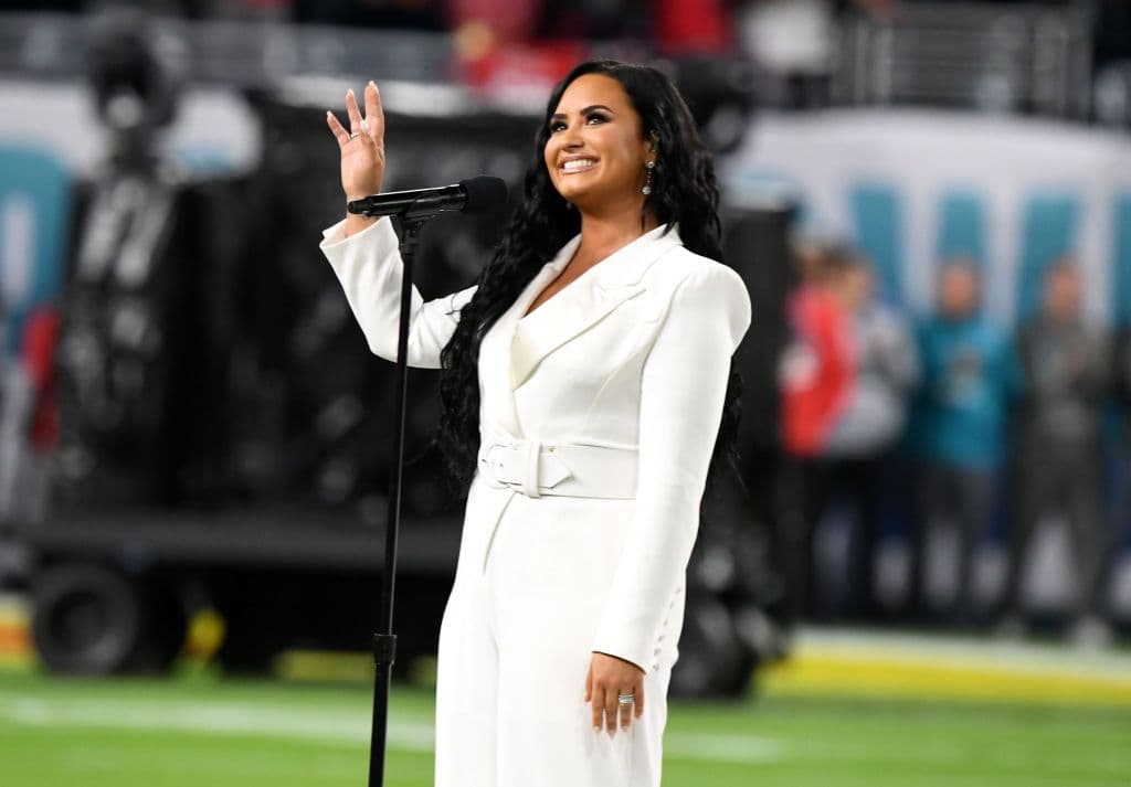 <b>Lovato</b> consiguió una gran interpretación y el público la aplaudió su gran capacidad vocal.