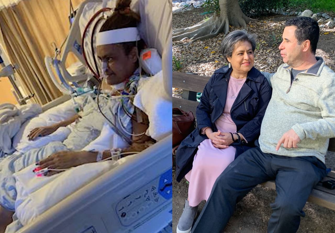 Miriam Merianos, una mujer hispana de 47 años, se contagió de 
<a href="https://www.univision.com/temas/influenza">influenza</a> cuando aún vivía con su esposo e hijos en Houston. Inicialmente pensó que era una gripa común, sin embargo, el virus atacó sus pulmones.