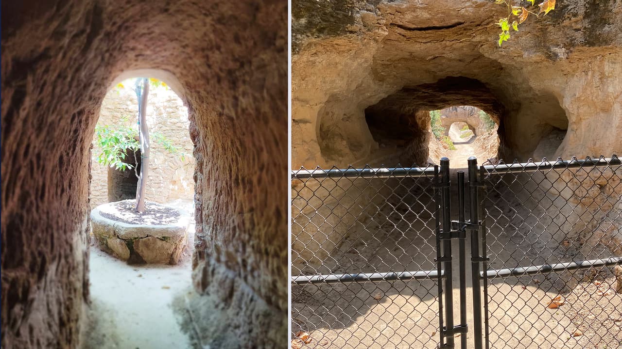 La visita a los denominados 
<b><a href="https://www.facebook.com/ForestiereUndergroundGardens" target="_blank">Jardines Subterráneos de Fresno</a></b> es llegar a un oasis en medio de la calurosa ciudad. Ubicado justo en la avenida 
<b>Shaw, a dos cuadras de la carretera 99, </b>el lugar fue construido entre 1906 y 1946 por un italiano, inmigrante de Sicilia, que quiso replicar los túneles con bodegas de vino que tenía su familia en la lejana Italia.