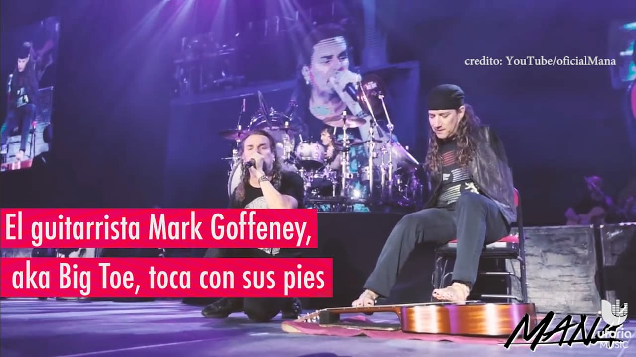 Maná invita a guitarrista sin brazos a tocar en su concierto