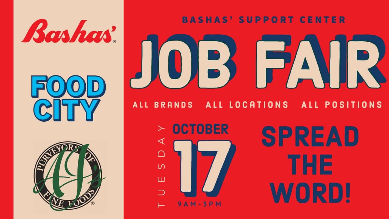¿Buscas trabajo? Asiste a la Feria del Empleo de las Tiendas Bashas’