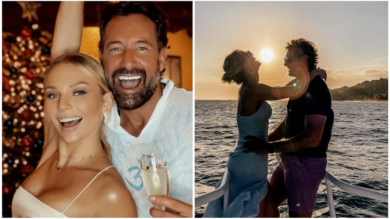 Gabriel Soto e Irina Baeva viven su propia película de amor y recrean famosas escenas románticas
