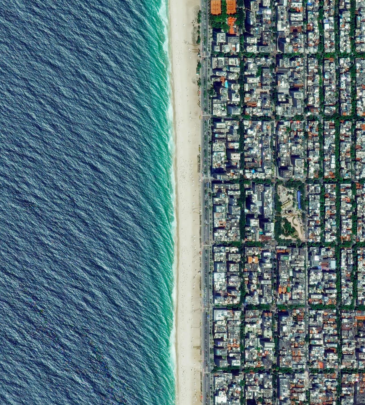 La playa de Ipanema, en Río de Janeiro, Brasil.