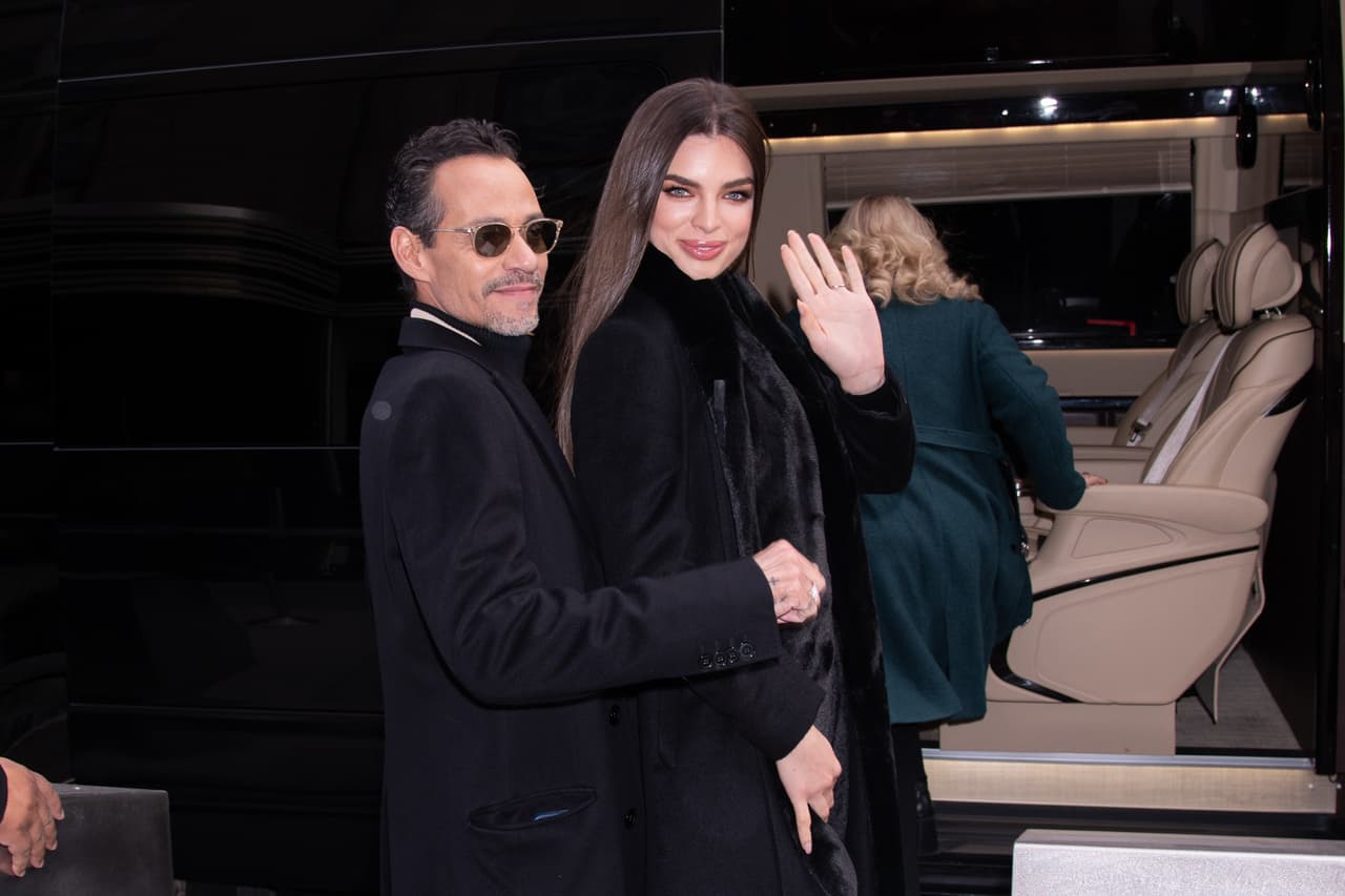 Marc Anthony y Nadia Ferreira