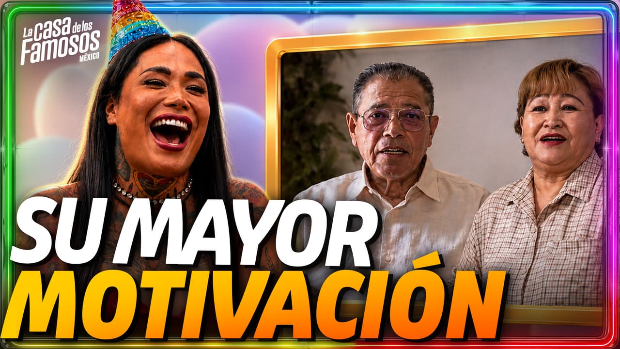 Karina es sorprendida y recibe un emotivo mensaje de cumpleaños por parte de sus padres