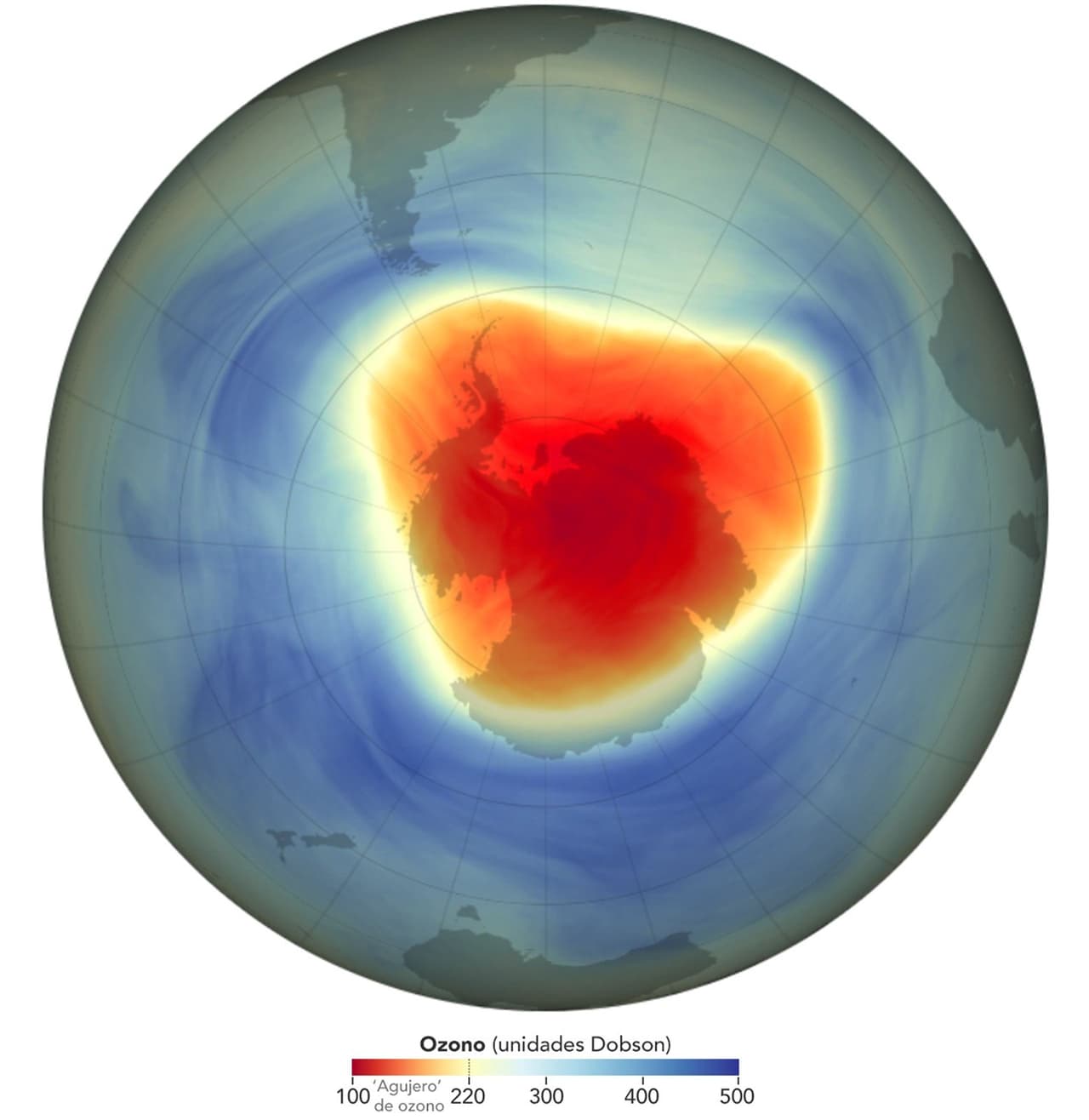 El agujero en la capa de ozono continúa "sanando". La NASA prevé que se recupere totalmente para 2066