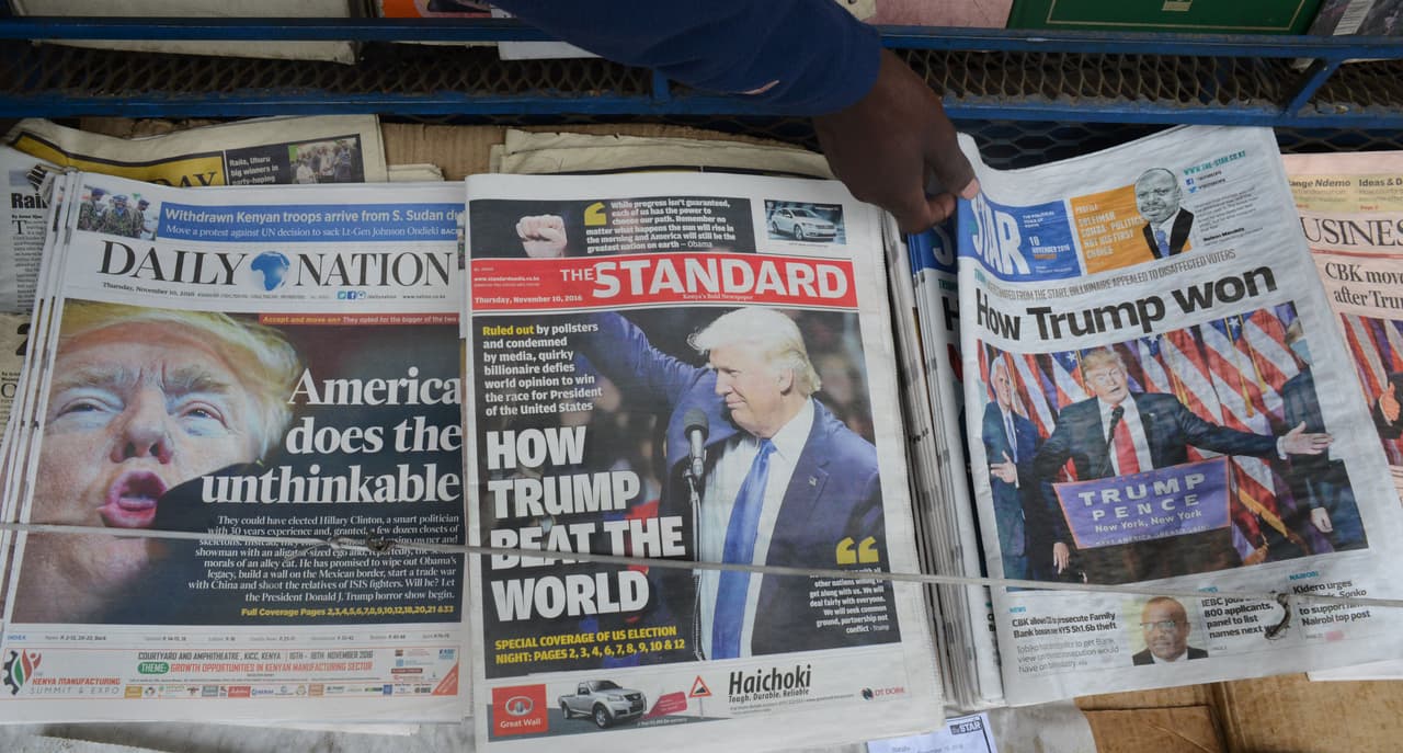La decisión de Trump fue muy impopular y así lo reflejó la prensa internacional.