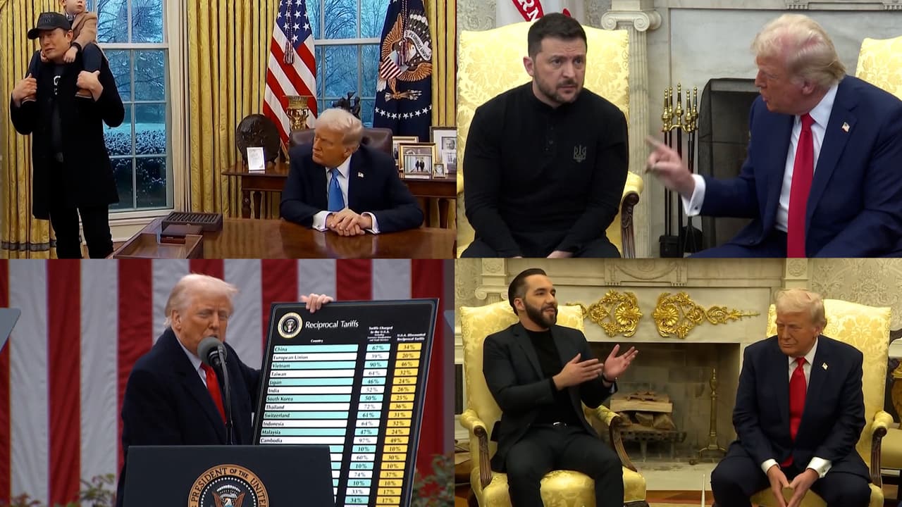 Los 4 momentos que marcaron los primeros 100 días de Trump