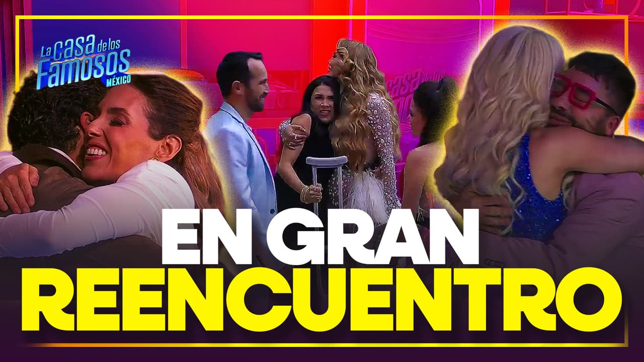 Así REACCIONARON los finalistas al reencontrarse con los EX HABITANTES de La Casa