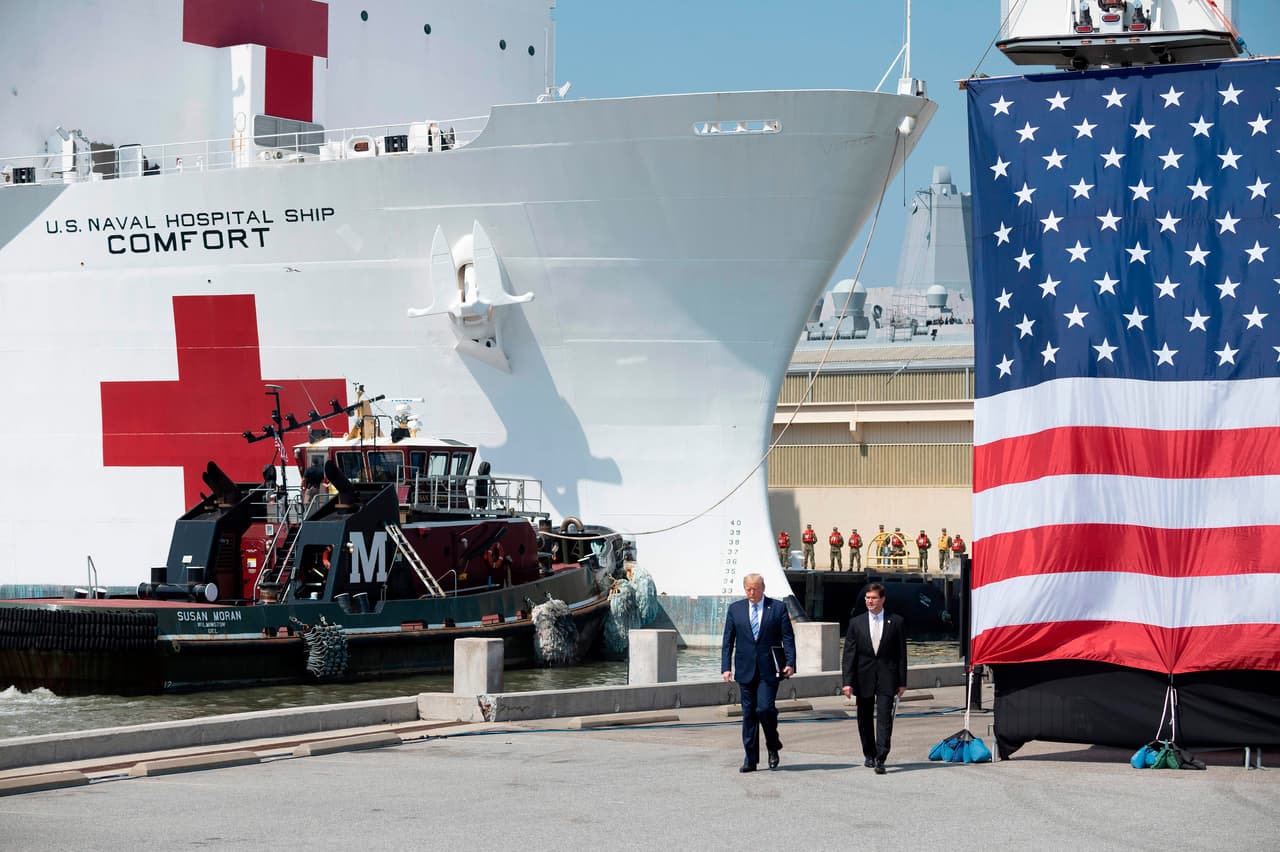 Una vez "Comfort" fue un petrolero, pero ahora funge como un hospital flotante de trauma diseñado para atender a militares que han estado en combate.