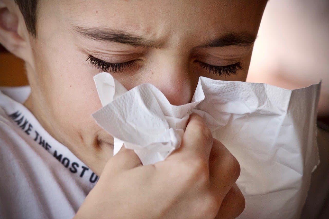 Si es posible, tosa o estornude en un pañuelo desechable y deséchelo. Usa el codo solo si es necesario. ¡La ropa en su codo contendrá virus infecciosos que pueden transmitirse hasta por una semana o más!