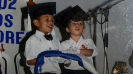 Lesther Aleman's mother recalls attending meetings at his school. "The first thing they said was 'Please would Lesther's mother stand up.' That made me feel immense pride," she told Univision during an interview in the family home in Managua.