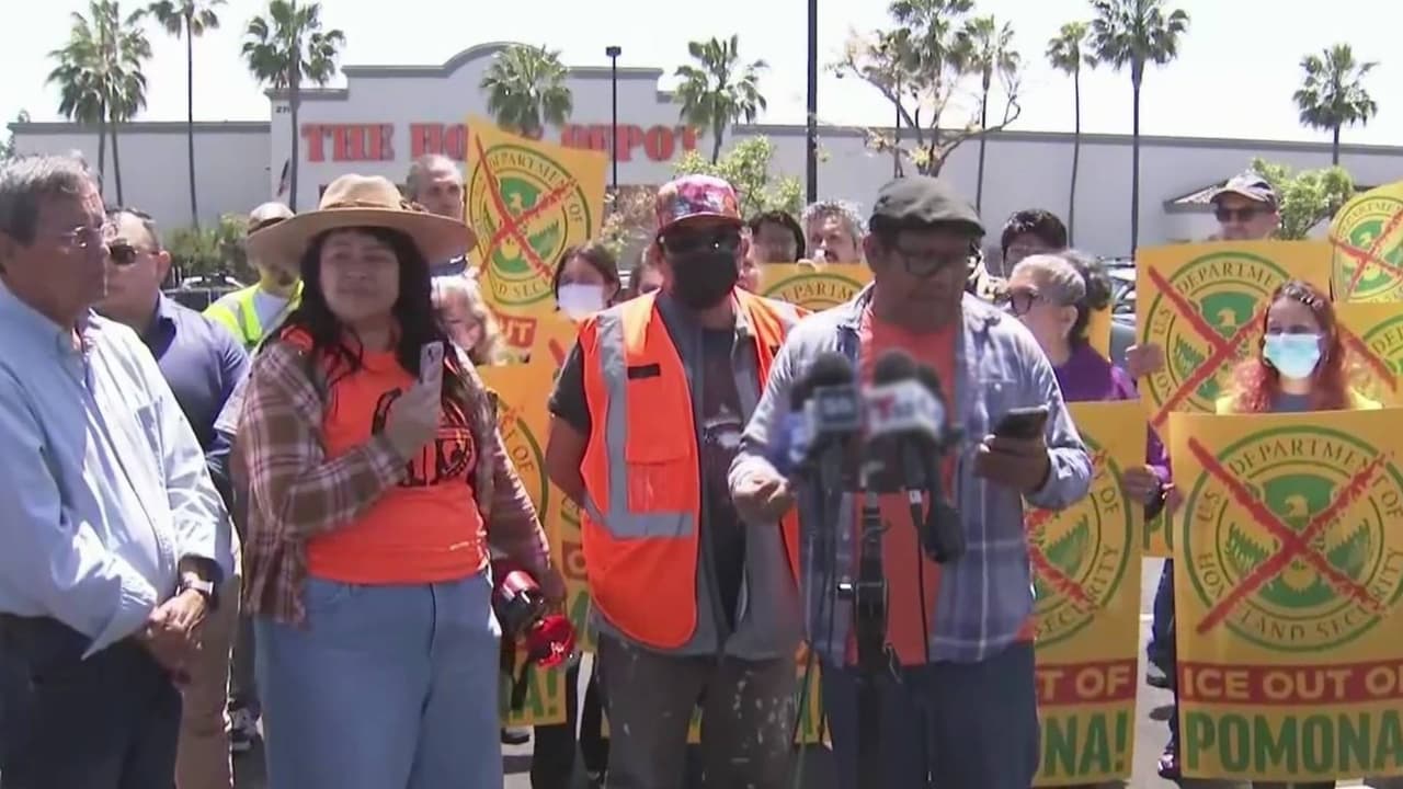Decenas de jornaleros detenidos en Pomona durante operativo migratorio
