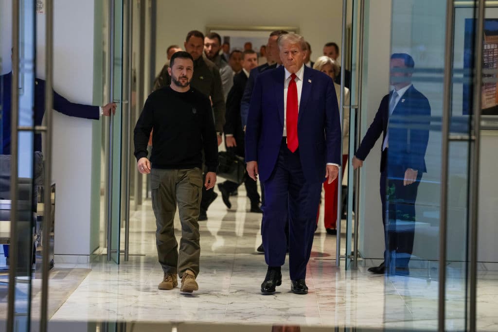 Volodymyr Zelensky se reunión con Trump en septiembre durante una visita a Estados Unidos para acudir a una sesión de la Asamblea General de la ONU.