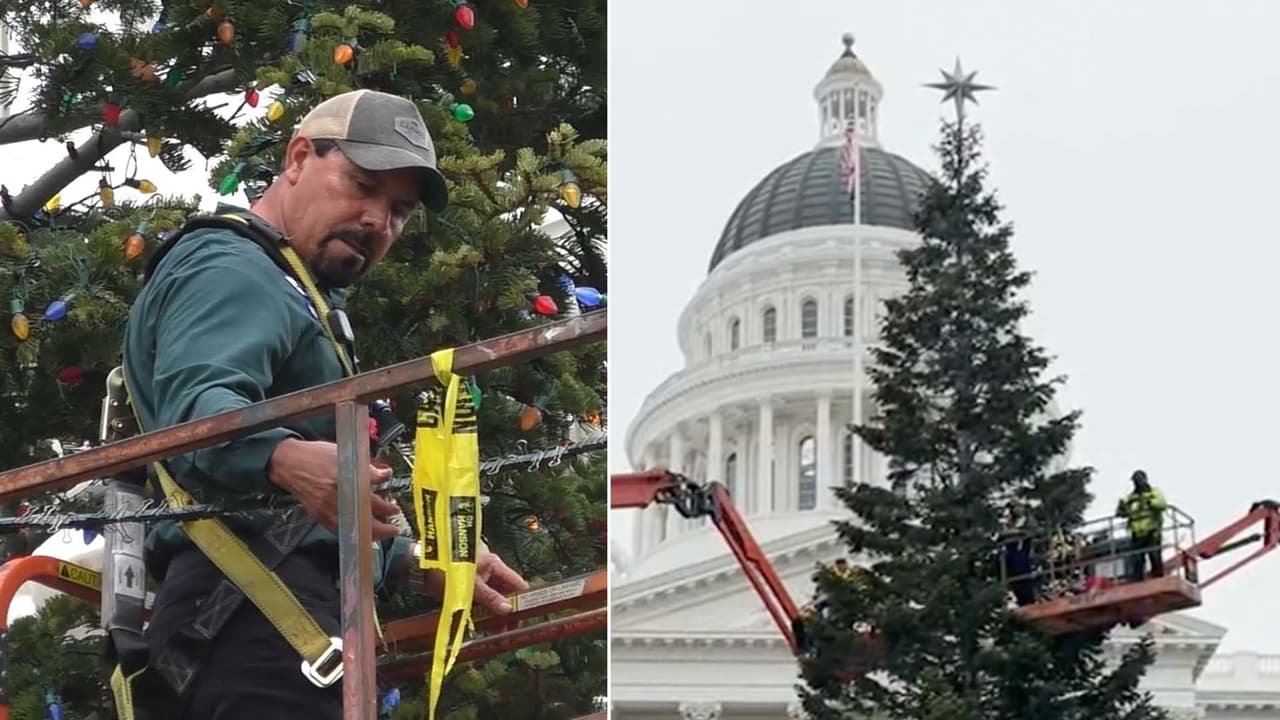 “Disfruto cada año hacerlo”: hispano que adorna el árbol navideño del Capitolio