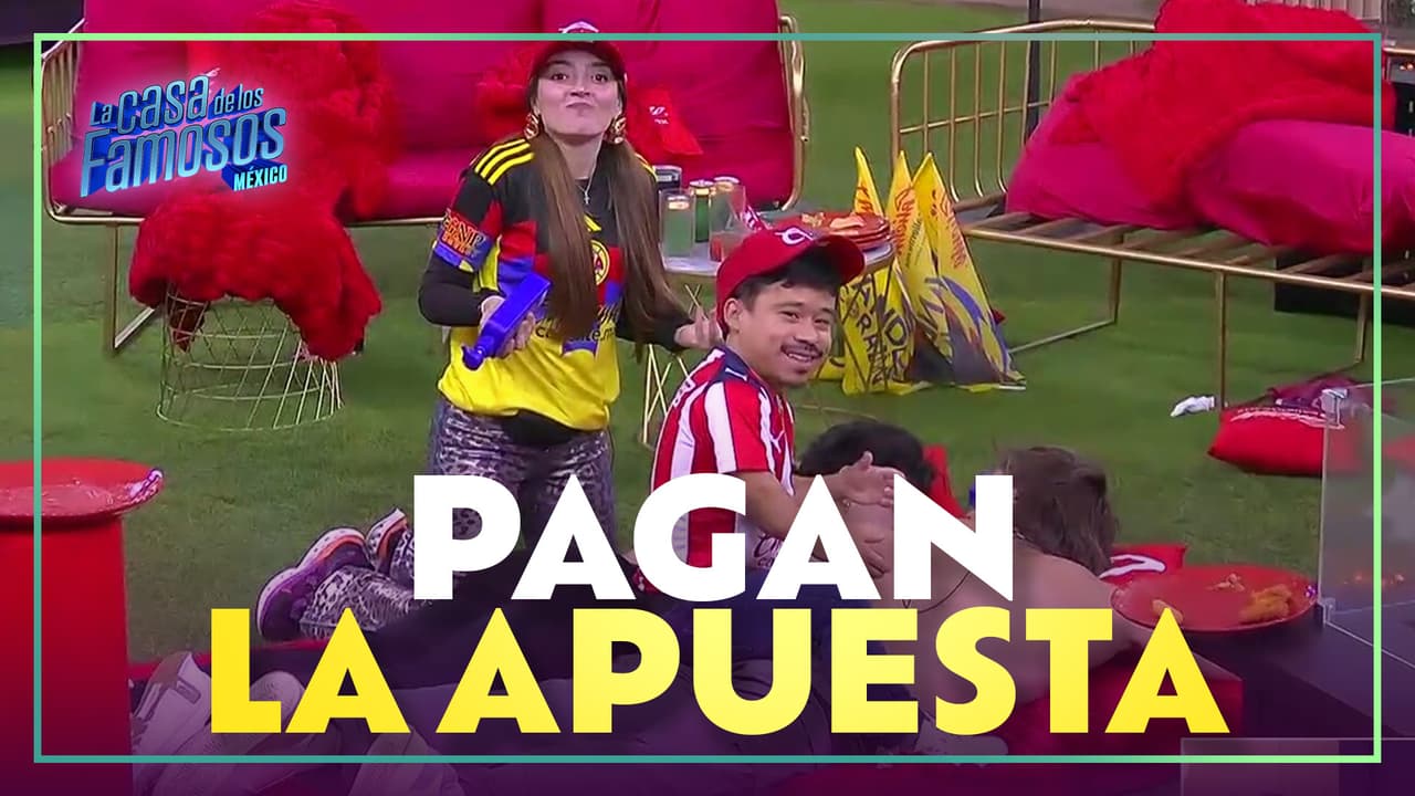 Abelito y Elaine pierden y pagan la apuesta