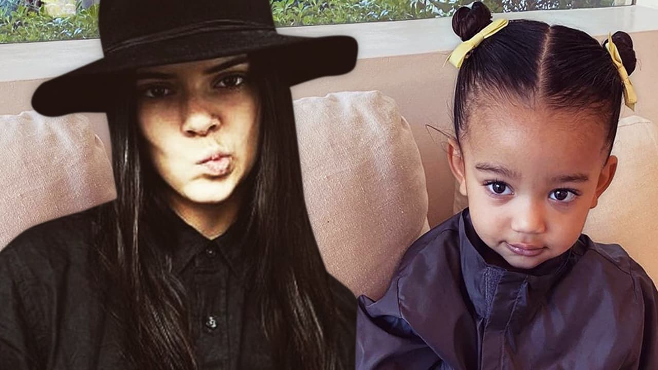 En video, el momento en que la hija menor de Kim Kardashian le miente a su tía Kendall Jenner