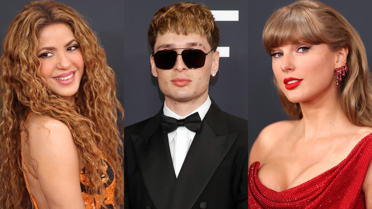 Los looks de los Premios GRAMMY: Peso Pluma con nueva imagen y Shakira de cumpleaños 