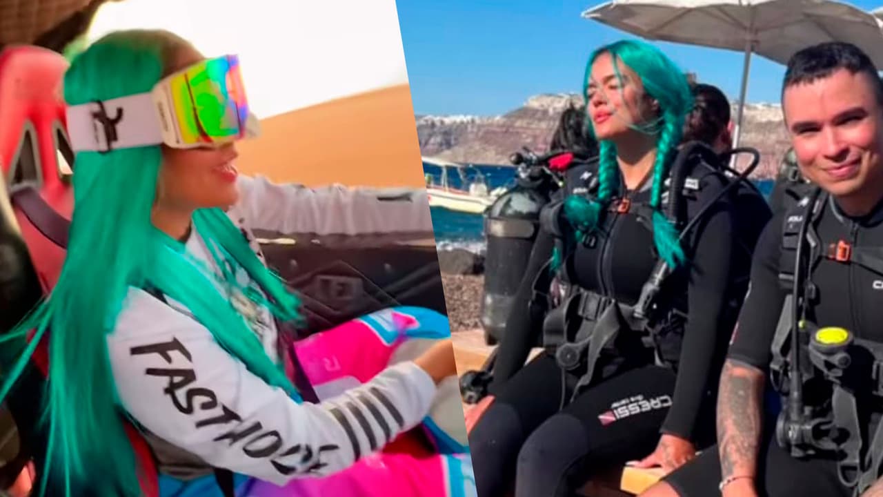 <a href="https://www.univision.com/musica/cantantes-que-comenzaron-sus-carreras-desde-ninos-fotos" target="_blank">La paisa</a> hizo oficial en sus redes sociales que le dirá ’adiós’ a su pelo de sirenita: “Para despedirnos, mi pelo azul y yo nos fuimos de 
<a href="https://www.univision.com/musica/artistas-en-modo-vacaciones-fotos" target="_blank">vacaciones</a> a algunos de los lugares que están en mi lista soñada, me llevé a mis amigos, nos portamos bien, nos portamos mal, comimos mucho, bailamos mucho, tomamos un poquito más, nos despedimos por todo lo alto”,