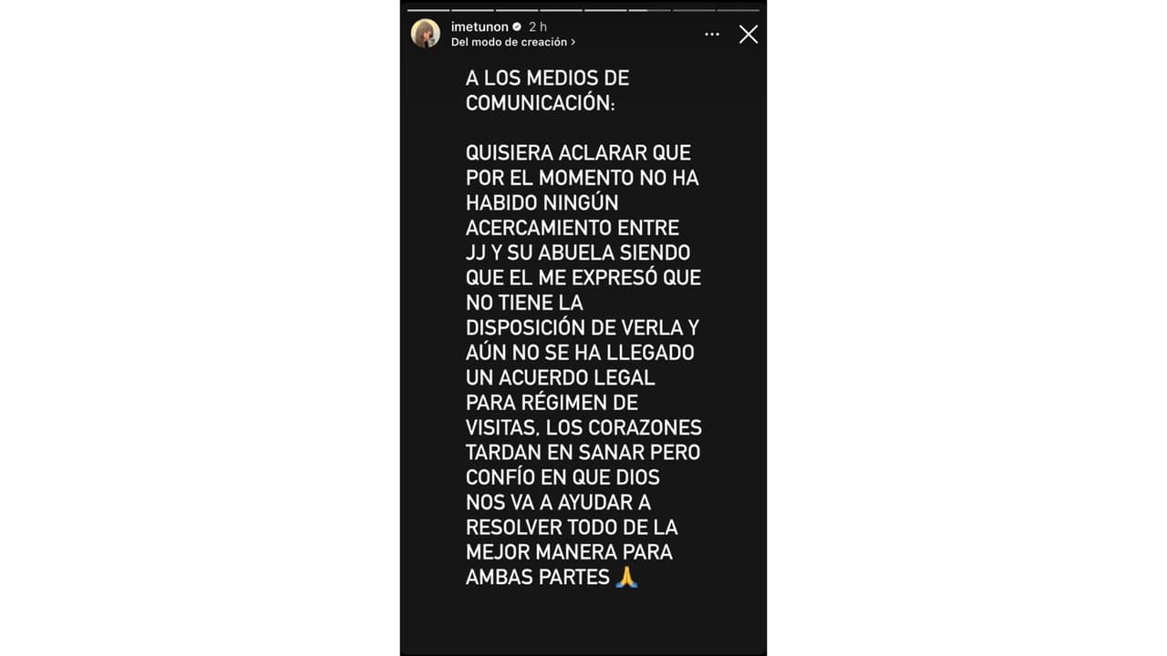 José Julián Figueroa no tendría "la disposición" de ver a su abuela.
