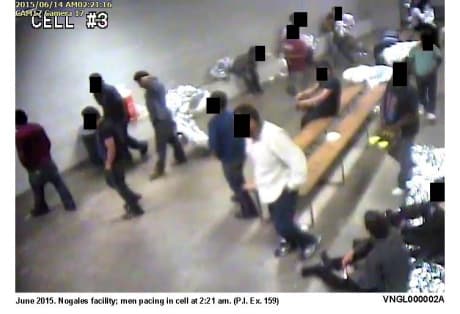 Celdas de la Patrulla Fronteriza donde son detenidos los inmigrantes que cruzan la frontera