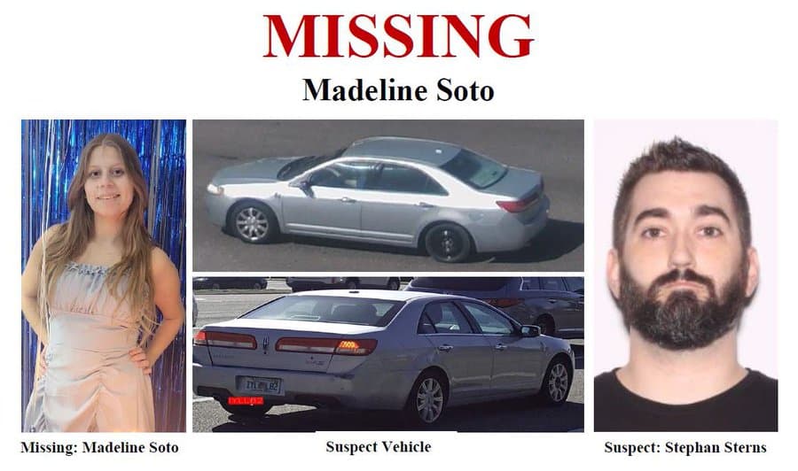 Cámaras de seguridad captaron a Stephan tirando en un contenedor de basura cerca del domicilio que compartía la familia en Kissimmee
<b> la mochila y computadora de Maddie</b> el mismo lunes.