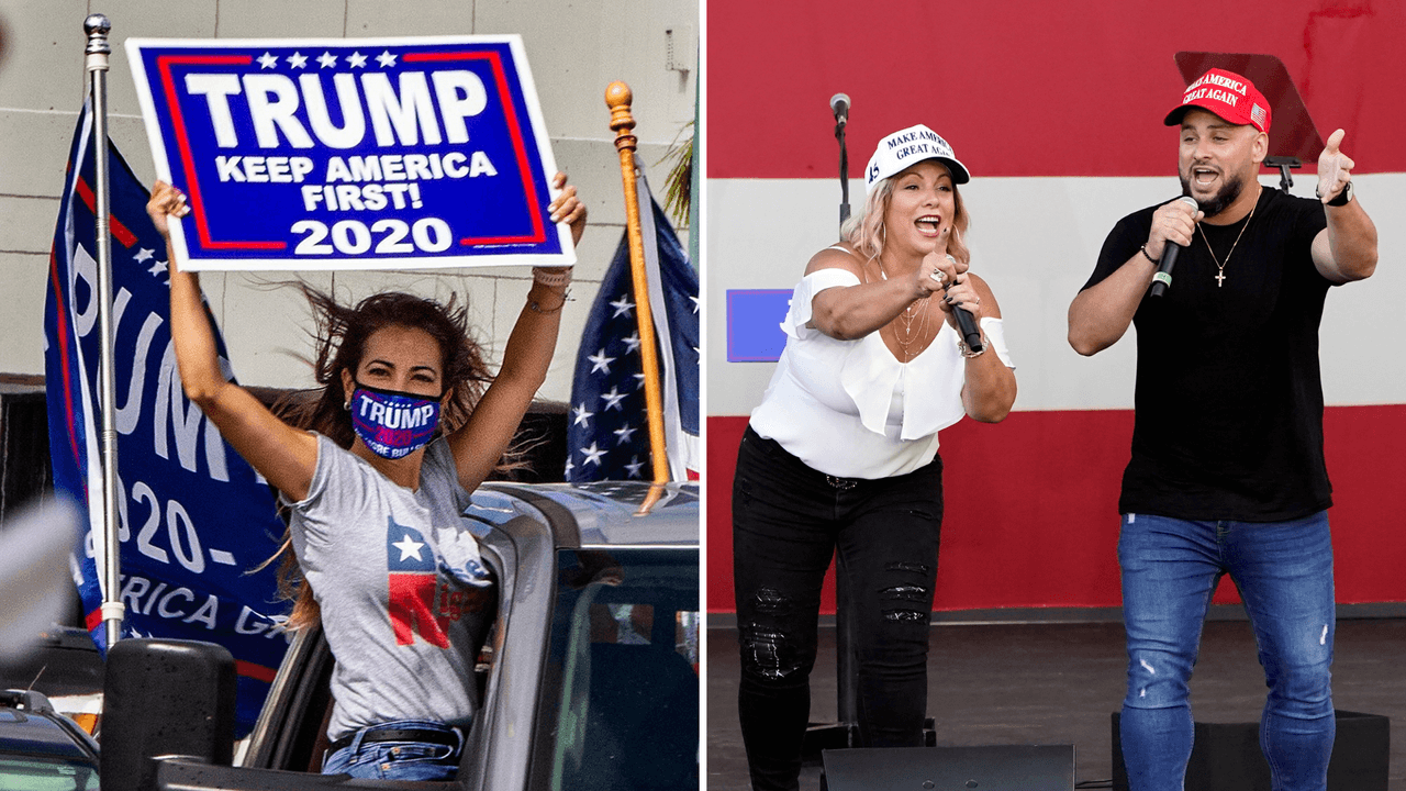 Salsa y caravanas: así apoyan los cubanos a Donald Trump en Miami