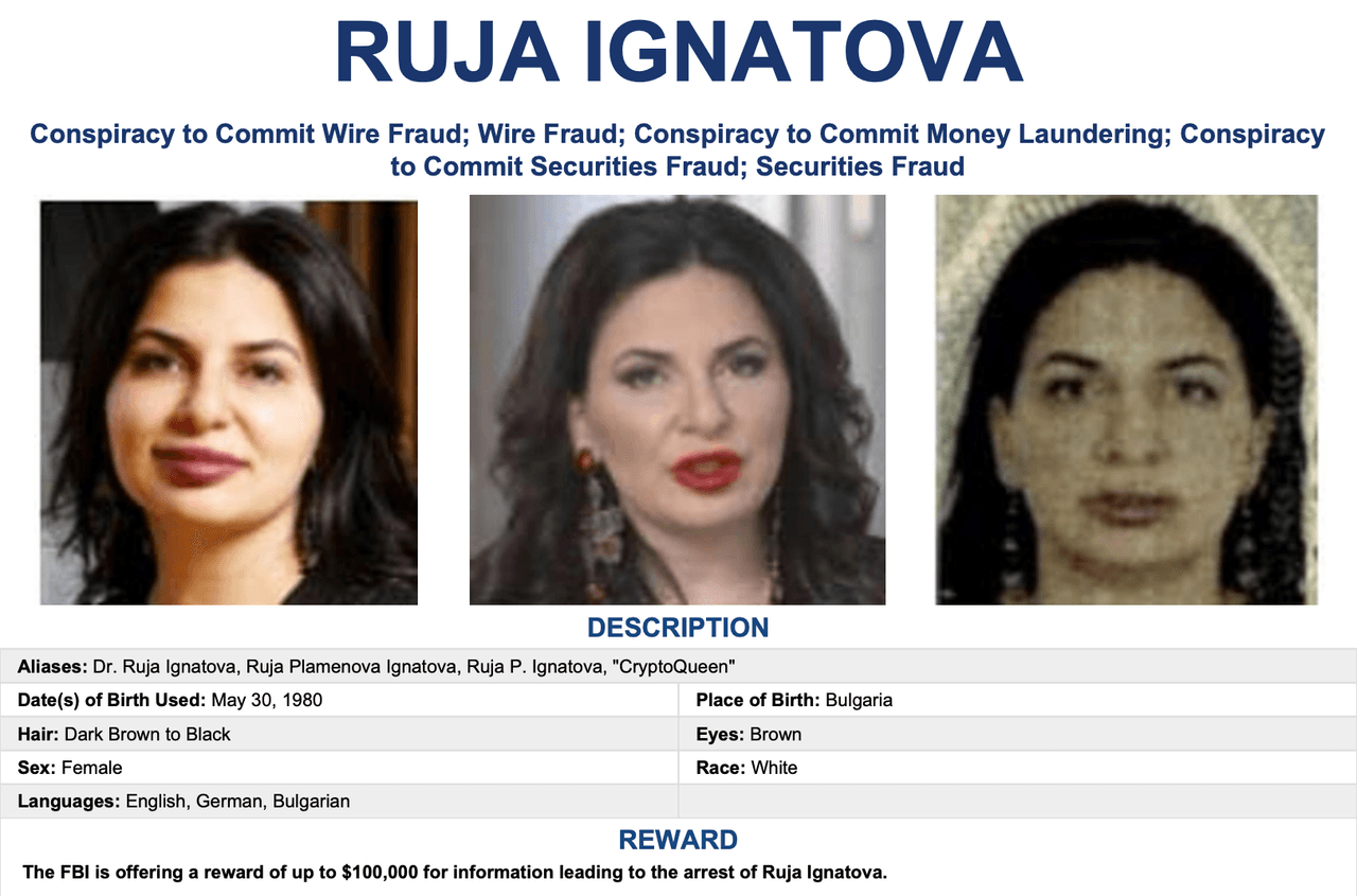 Ruja Ignatova: el misterio de la cripto-estafadora que robó $4,000 millones y desapareció sin dejar rastro