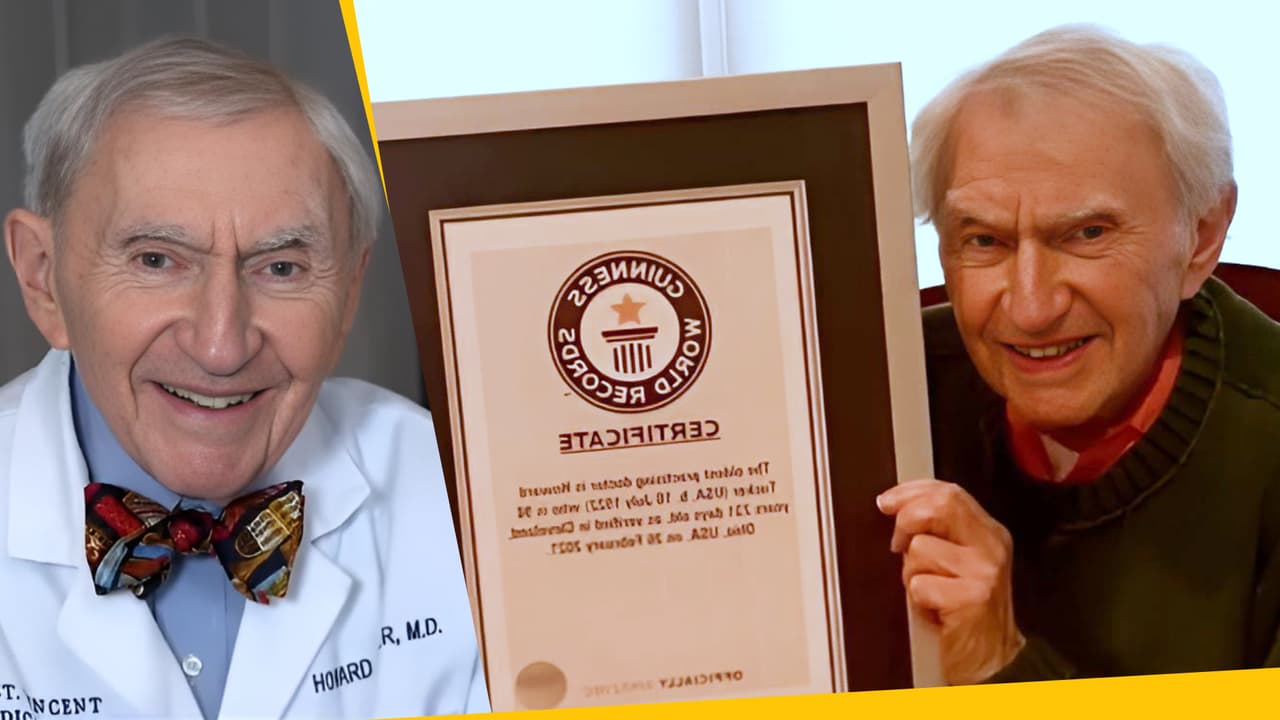 El doctor más viejo del mundo tiene 101 años y no puede dejar de trabajar: él es Howard Tucker