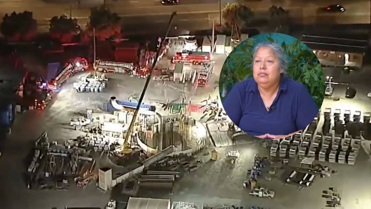"Sentía algo raro": habla la madre de tres trabajadores atrapados en un túnel de Los Ángeles