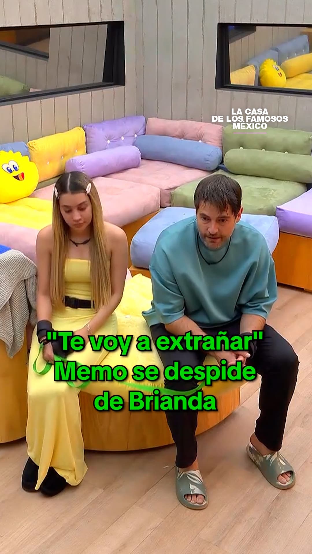 "Te voy a extrañar": Memo se despide de Brianda