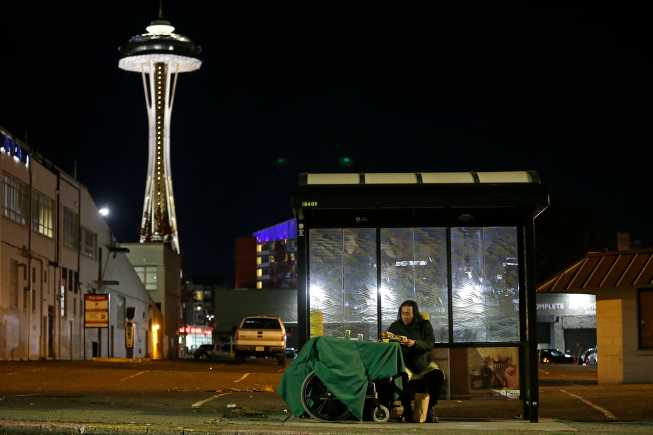 <b>Washington</b>: El porcentaje de personas sin refugio es 47.6%. Es decir 10,621 viven en las calles de unos 22,304 individuos desamparados en el estado.