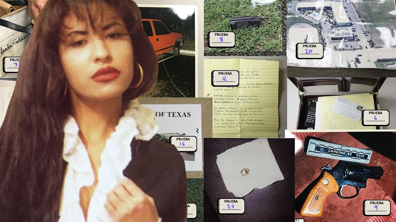 El 16 de marzo de 2018, Univision Entretenimiento tuvo acceso a las cajas con las evidencias del caso del asesinato de Selena Quintanilla. Los materiales hallados en su interior sirvieron para condenar a Yolanda Saldívar. Hasta ahora nadie los había mostrado así, uno a uno. Estas son las pruebas del crimen.