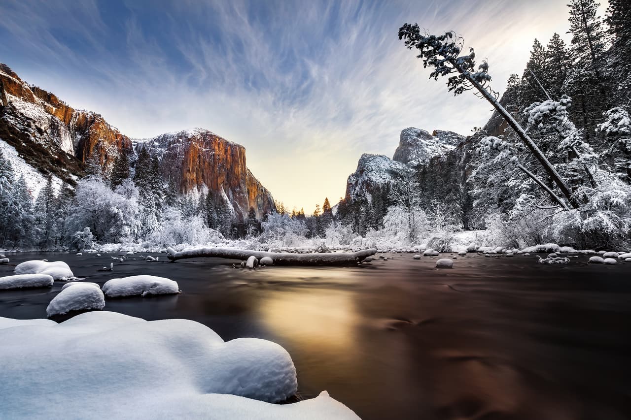 Esta imagen de archivo del río Merced tomada en el 
<b>Parque Nacional Yosemite, </b>en California, fue tomada por la ganadora del primer premio, mejor imagen del concurso de fotografía digital del The Nature Conservancy en el año 2016.