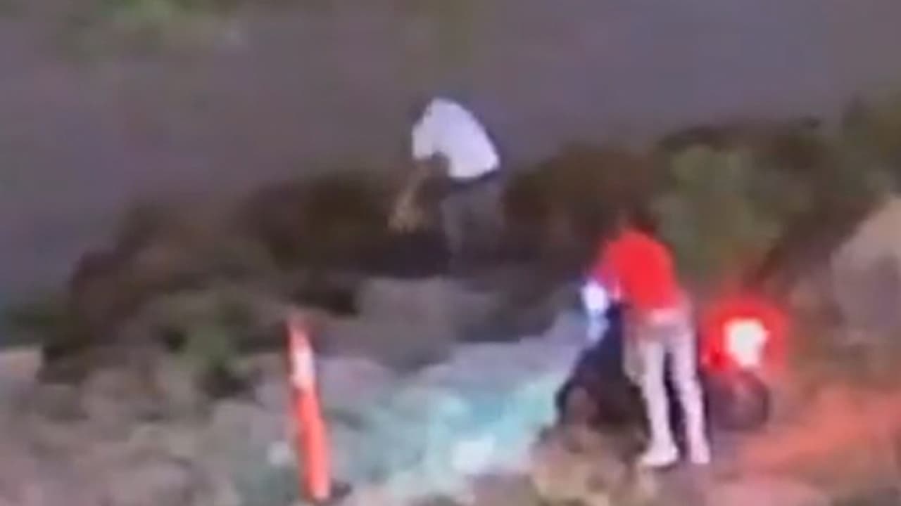 El momento en que disparan a un agente de la Patrulla Fronteriza en Manhattan