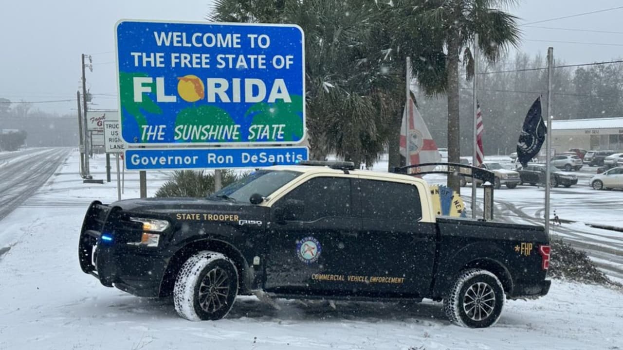 Estado de emergencia en Florida: tormenta invernal causa nevadas y congelamiento