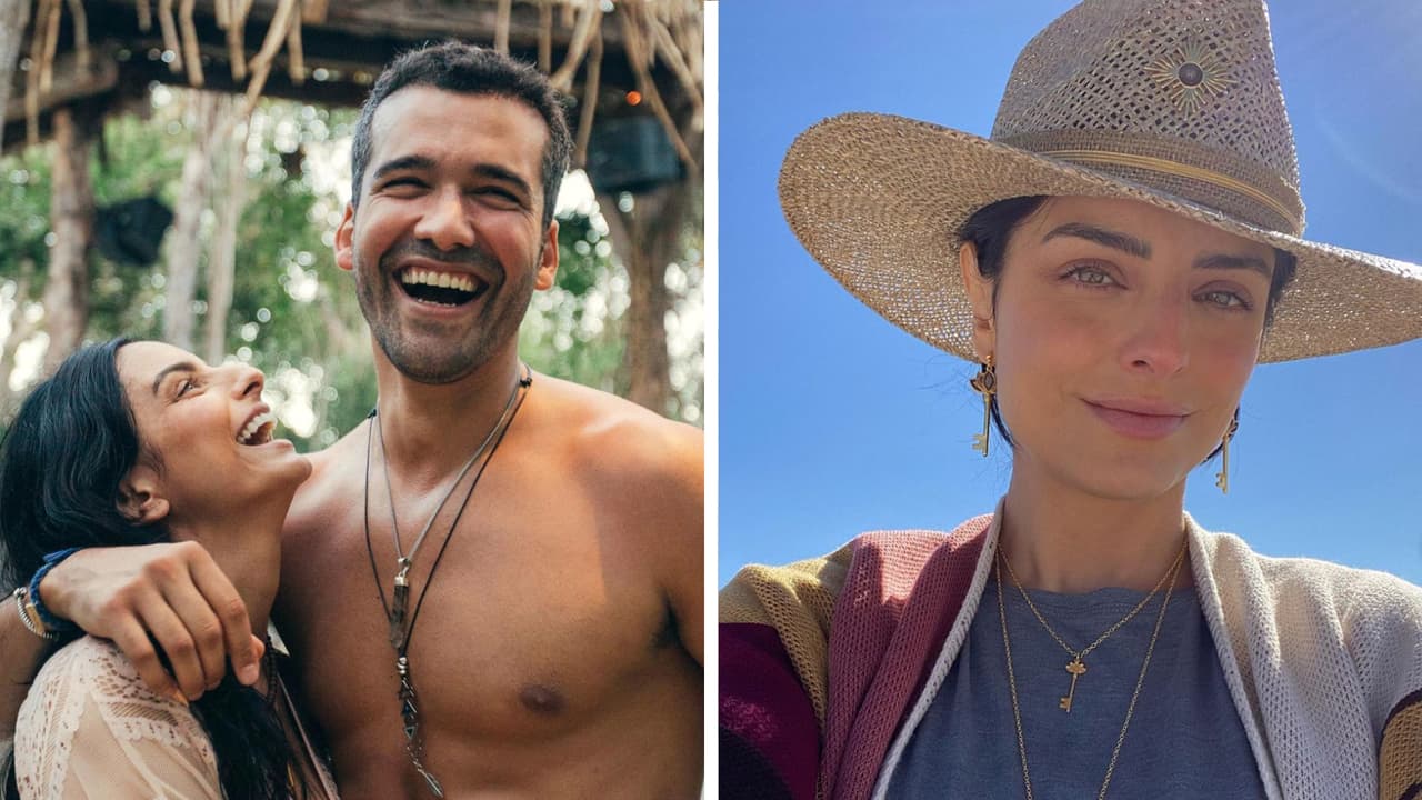El novio de Aislinn Derbez le enseña a hablar francés y de la risa hasta el chicle se le salió
